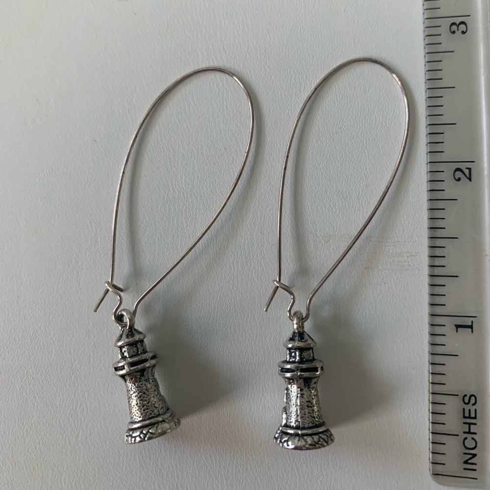 Earrings Lighthouse Dangle - image 3